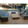 thumbnail image 6 of WholesaleTeak Outdoor Patio Grade-A Teak Wood 2 Piece Teak Sofa Set - 1 Sofa Bench ( 3 Seater ) with Rectangle Coffee Table -Furniture only --Leveb Collection #WMSSLV1, 6 of 6