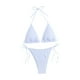 thumbnail image 3 of Traje de baño de dos piezas Tankini Traje de baño femenino Conjunto de bikini para vacaciones de spa Verano Blanco, 3 of 9