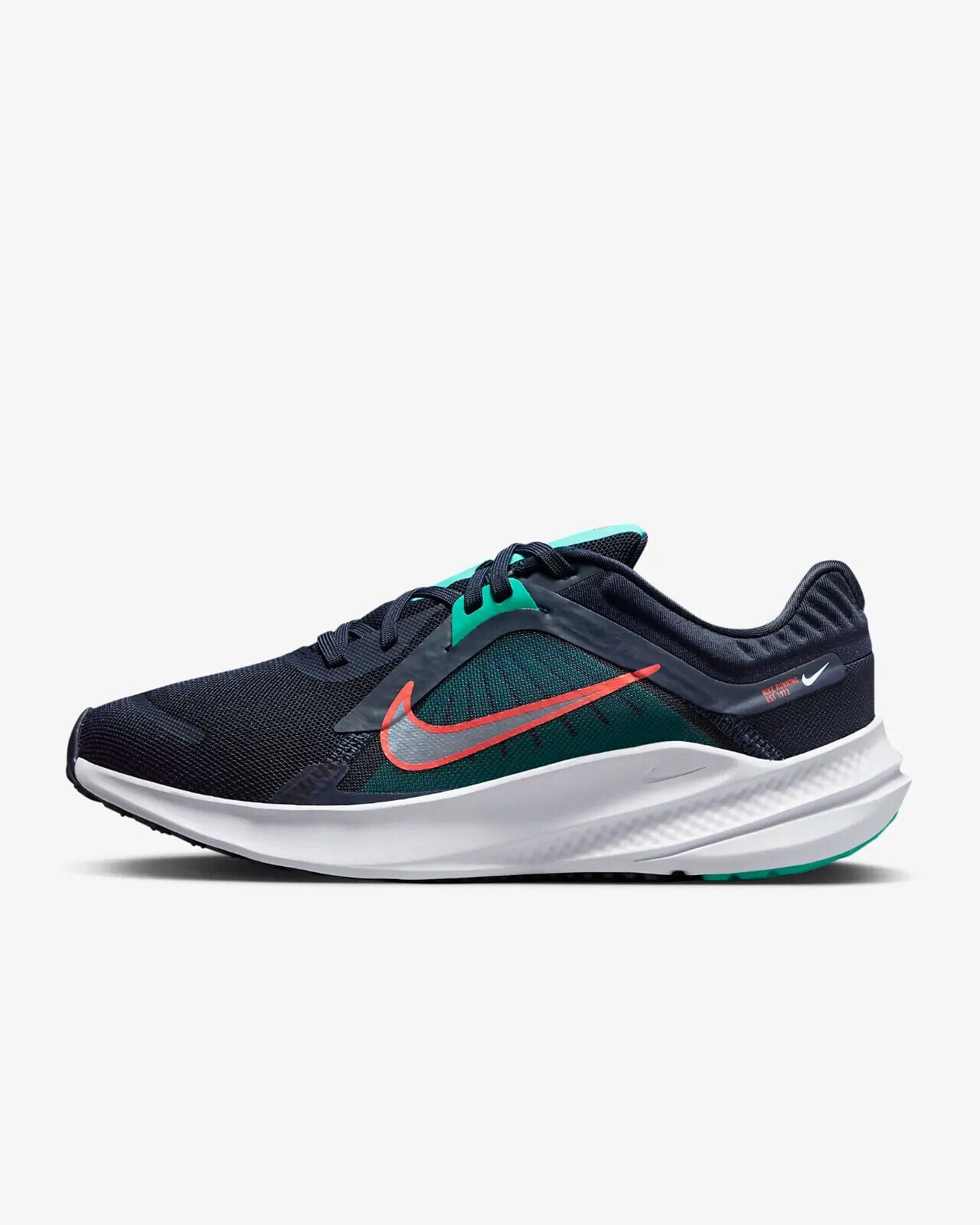 Nike Quest 5 DD9291-401 Women's Black/Iron Gray Low Top Running Shoes CLK981 (8)