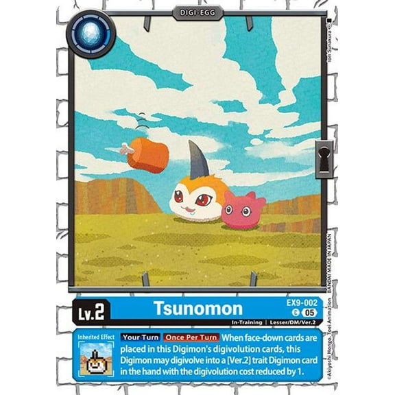 Digimon Versus Monsters Common Tsunomon EX9-002