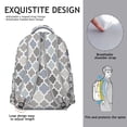 thumbnail image 5 of Tribal Patterns and Earthy Floral Design Multifunctional Backpack, Durable Oxford Cloth, Comfortable Padding, Large Capacity School Bag for Student’s Sports and Hiking, 5 of 6