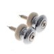 thumbnail image 3 of BESTYASH 2Ud Botones Para Correa De Guitarra De Champiñón En Plata Con Tornillos Incluidos, 3 of 3