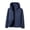 Dark Blue B, variant on WRKEKC Windbreaker Jackets for Men Hooded Long Sleeve Zip-Up Fleece Lined Outerwear With Zipper Pockets for Hiking Trips