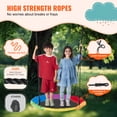 thumbnail image 4 of VEVOR Tree Swing 40In Saucer Swing 750lbs Weight Capacity 900D Oxford Multicolor, 4 of 9