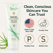 Skin Spa Daily Face Moisturizer, 8 oz - Non-Greasy Facial Cream for Soft & Smooth Skin