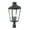 Graphite, variant on Crystorama Lighting - Three Light Outdoor Lantern Post - Outdoor Lantern Post -