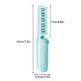 thumbnail image 3 of HKEJIAOI Sister Birthday Gifts USB Hair Straightener Brush Hair Styling Tool Portable with 3 Temperature Level Heated Hair Straightener Comb Hot Comb Green, 3 of 5