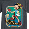 thumbnail image 3 of Pinocchio - No Strings Attached - Men's Short Sleeve Graphic T-Shirt, 3 of 5