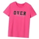 thumbnail image 4 of Camiseta para mujer con cuello redondo, disfraz simple, ropa ligera, manga corta XL, 4 of 8