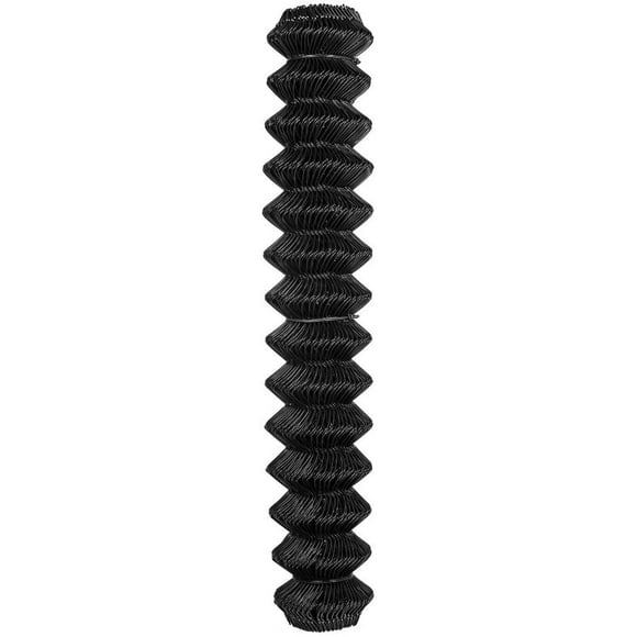 4' x 50' Black Vinyl Link Fence - with 2" Squares, 11 Gauge