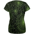 thumbnail image 2 of Halloween Spider Webs All Over Womens T-Shirt - Medium, 2 of 2