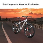Eurobike Aluminum Mountain Bike 21 Speed 29 inch Bicycle for Men or Women Adults Silver