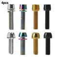 thumbnail image 3 of CENL 4pcs M5x20mm M6x20mm MTB Bike Bicycle Steering Handlebar Stem Screws Bolts, 3 of 5