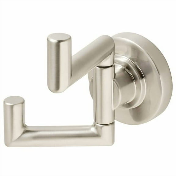 Speakman Neo Double Robe Hook, Brushed Nickel