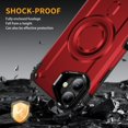thumbnail image 6 of Allytechgroup for iPhone 16 Plus Case with Camera Kickstand, Support Wireless Charging Magnetic Phone Case for Women Men Military Grade Drop Protection for Apple iPhone 16 Plus, Red, 6 of 7