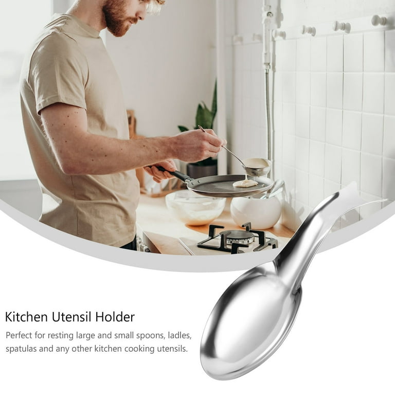 Spoon Rest Holder Kitchen Utensil White Soup Rack Storage Utensils Ladle  Little Cooking Racks Ceramic Spoons