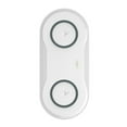 thumbnail image 1 of 2-in-1 10W Dual Seat Qi Wireless Charger Fast Charging Pad for Mobile Phone Headset, 1 of 10