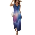 thumbnail image 2 of Neon Starry Sky Sleeveless Dress Summer Women Clothes Dress for Pregnant Women Dresses, 2 of 9