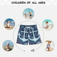 thumbnail image 6 of FORMRS Boys Swim Trunks Quick Dry Mesh Liner Boardshorts Sizes XS-XL, Light Blue Anchor, 6 of 7