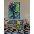 thumbnail image 6 of "Leaf Reflection 4" Painting Print on Wrapped Canvas, 6 of 7