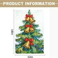 thumbnail image 3 of Anhility Merry Christmas Garden Flag, 12x18 Inch Double Sided Outside Garden Flag, Christmas Tree Winter Decorative Flag for Holiday Yard Outdoor, 3 of 4