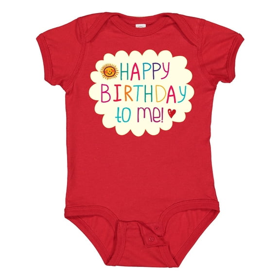 Inktastic Happy Birthday to Me Boys or Girls Baby Bodysuit