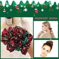 thumbnail image 4 of Gomas navideñas para el pelo, coleteros elásticos para cola de caballo, gomas para el pelo, bandas para el pelo, paquete suave y bonito para niñas, 4 of 5