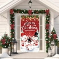 thumbnail image 7 of Christmas Decorations Christmas Door Cover for Front Door Christmas Door Banner Ice Silk Fabric Xmas Ball Backdrop Hanging Wall Decoration for Indoor Home Christmas Party Decor, 7 of 7