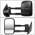 thumbnail image 2 of DNA Motoring TWM-003-T222-BK-L For 2007 to 2013 GMC Yukon / Chevy Tahoe Manual Adjustment / Telescoping Tow Towing Mirror (Left / Driver), 2 of 6