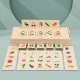 thumbnail image 1 of Juguetes educativos Montessori perfecl Fruta Vegetal 30x13x5cm, 1 of 8