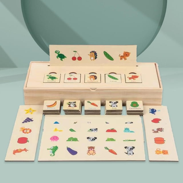 Juguetes educativos Montessori perfecl Fruta Vegetal 30x13x5cm