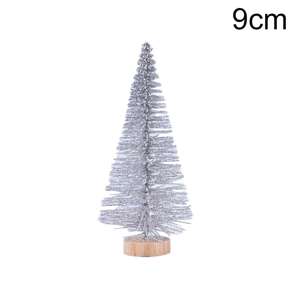 Details about   5pcs Mini Christmas Tree Desktop Miniature Xmas Pine Tree Tabletop Ornaments 