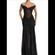 thumbnail image 2 of Vestido de Dama de con Escote en V, Plisado, de , 2025, con Hombros Descubiertos, Fluido, Formal, de Noche, para Invitada de Boda con Abertura Negro M, 2 of 8