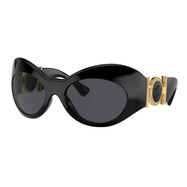 Gafas de sol Versace VE 4462 GB1/87 con lente gris de plástico negro