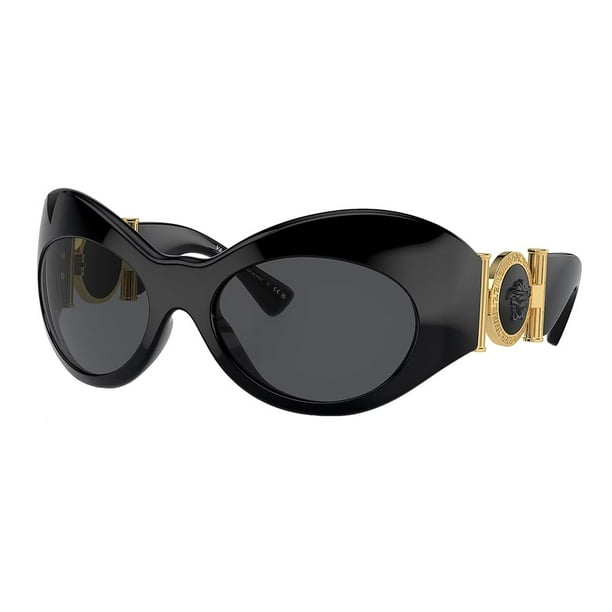 Gafas de sol Versace VE 4462 GB1/87 con lente gris de plástico negro