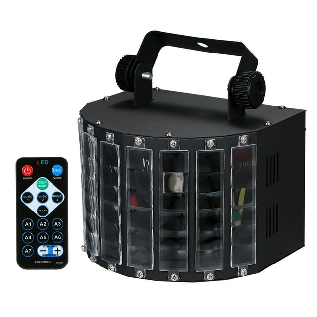 Mistaha 100-240V 24W RGBW LED 7 Canaux Dmx 512 Commande Vocale Commande Automatique Projecteur LED