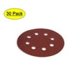 thumbnail image 1 of Unique Bargains 40 Grit 5' Diameter Sandpaper Hook Loop Sanding Disc 30 Pcs, 1 of 5