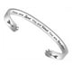 thumbnail image 1 of Pulseras para regalos inspiradores para mujeres niñas Regalos de graduación para ella Motivación Cumpleaños Brazalete Amistad Joyas personalizadas Plata JAMW Sencillez, 1 of 5