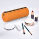 thumbnail image 2 of Easygdp Orange Glitter2 para Estuche de Lápices Cilíndrico de Cuero con Cremallera, Organizador de Lápices de Cuero para Escuela, Oficina y Viajes, 2 of 6