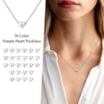 thumbnail image 4 of Collar de plata de ley 925 Silvora♥ mujer con inicial Y colgante, 4 of 8