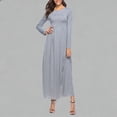 thumbnail image 2 of Robe Maxi Tauxra pour Femmes, Robe Décontractée à Manches Longues, Robe Ample à Taille Haute pour le Confort et le Style, 2 of 7