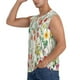 thumbnail image 3 of Fotbe Spring floral Men's Camiseta sin Mangas Estampada para Hombres, Playera Casual para Gimnasio, Entrenamiento, Playa-Large, 3 of 7