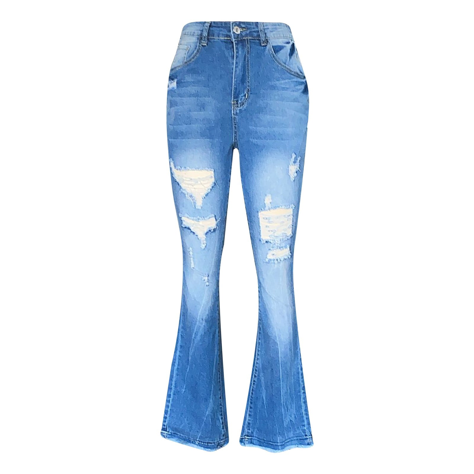 Women's Ripped Skinny Jeans Stretch Boyfriend Trendy Jean