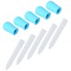 thumbnail image 4 of 5 uds gotero líquido joyería de silicona DIY gotero pipetas de transferencia para experimento de laboratorio de resina epoxi azul, 4 of 5