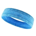 thumbnail image 2 of Blue Wide Headbands Fashion Boho for Women Polyester Absorbed Sport Headband Soft Twist Knotted Headbands for Daily Life Yoga Workout One Size, 2 of 2