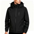 thumbnail image 4 of LEKWK Rain Jacket Men Water Resistant Windproof Lightweight Coat with Hood Breathable Zip Up Casual Activewear for Hiking Outdoor Golf, 4 of 4