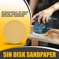 thumbnail image 7 of findmall 100 Pack 5" 120 Grit Hook Loop Pads Sanding Disc NO-Hole Sand Paper, 7 of 7