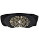 thumbnail image 2 of Accesorios YUEHAO Cinturón ancho con hebilla elástica Cinturón elástico vintage de moda para mujer Cinturón negro, 2 of 2