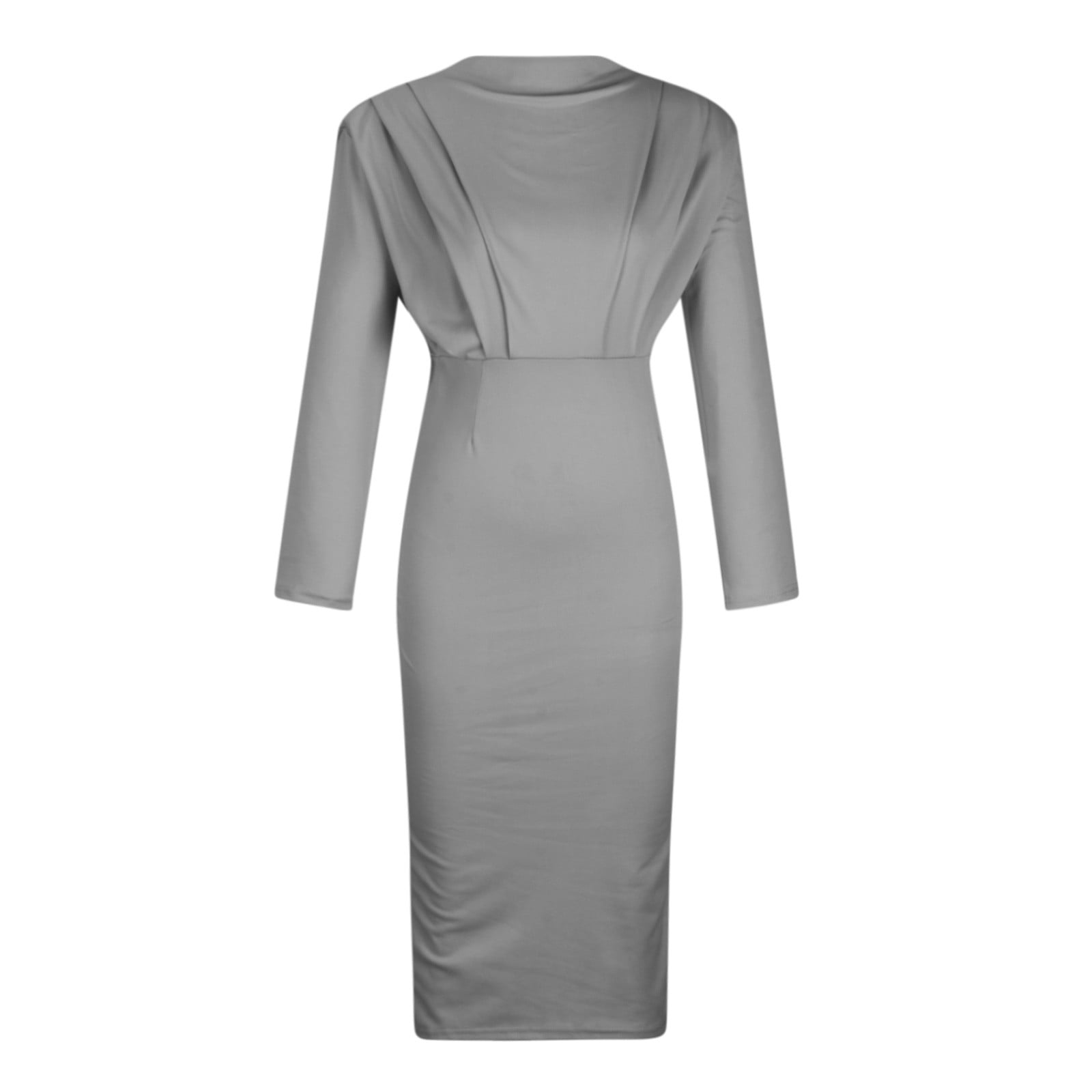 Gray professional dress top