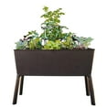 thumbnail image 1 of Polymer Outdoor Products 19.5" L x 44.5" W x 29.75" H Raised Garden Bed, Brown, 1 of 10